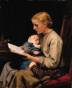 Rosa und Bertha Gugger, de Albert Anker