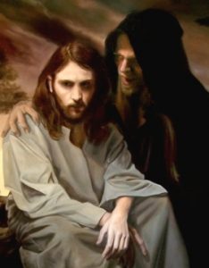 Jesus sendo tentado por Satanás; Jesus perfeição da alma orante